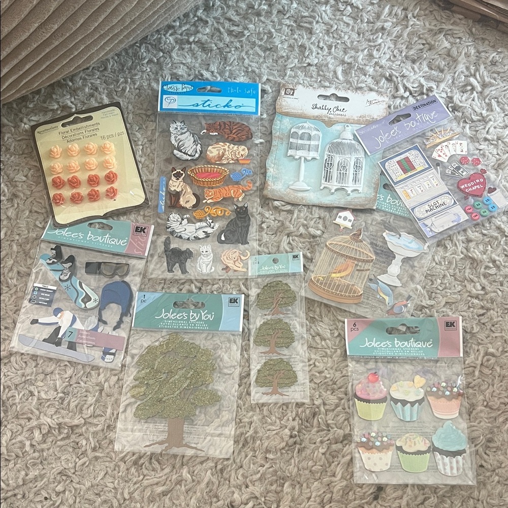 Colorful Craft Sticker Set